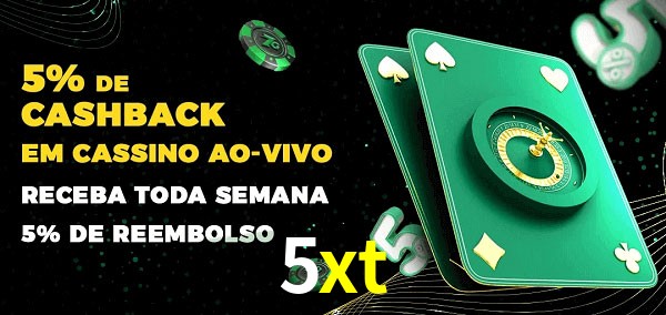 Promoções do cassino ao Vivo 5xt